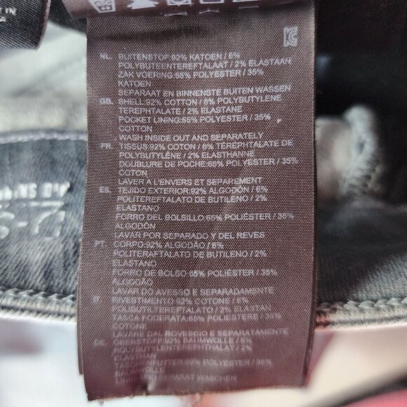 G-Star Raw D-Staq Mid Skinny Distressed Gray Denim Jeans Mens 29X32 - Picture 9 of 11